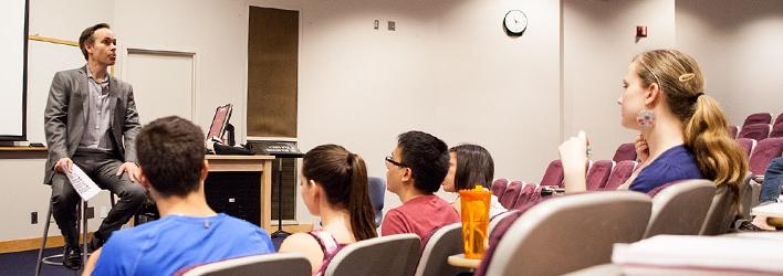 Dr. Todd Rendleman Teaching a Class